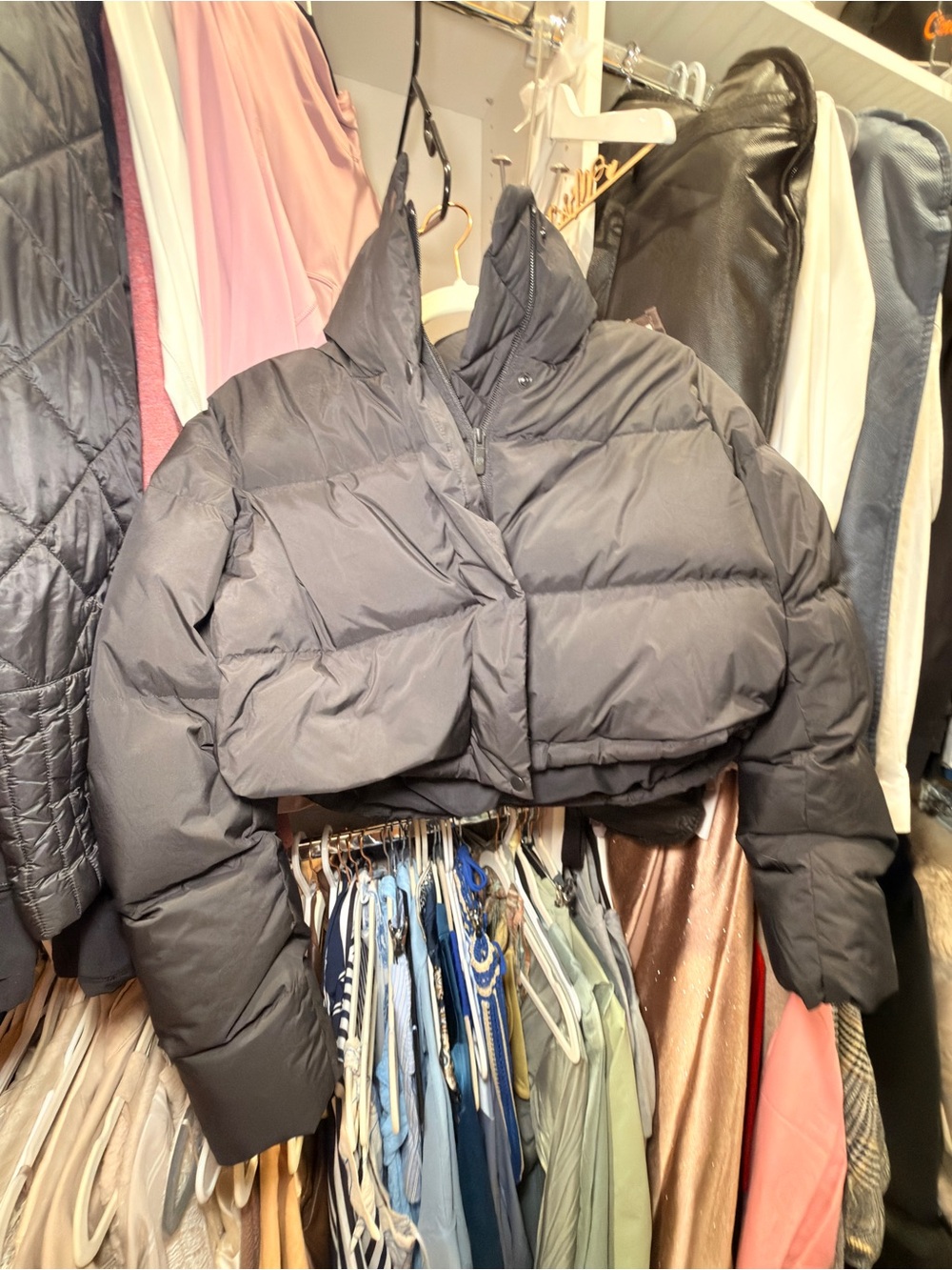 lululemon athletica Wunder Puff Super-Cropped Hooded Puffer Jacket